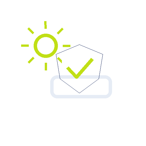 UV resistant paint protection film icon
