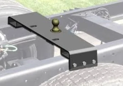 Gooseneck Hitches for fleet vehicles at United Automotive Enhancements