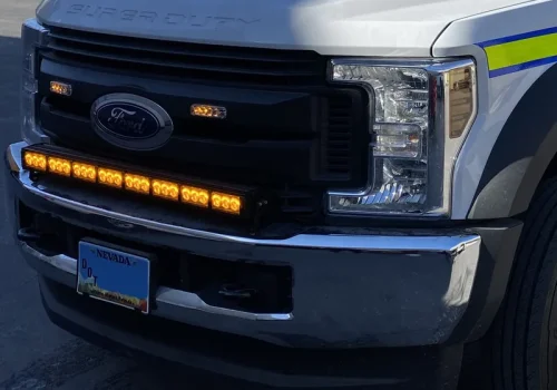 Exterior LED Light Bars for fleet vehicles at United Automotive Enhancements